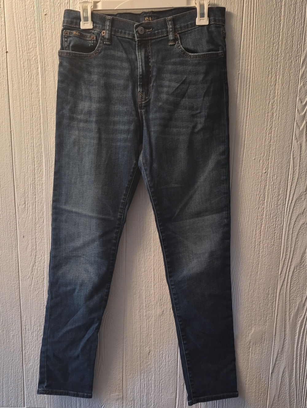 Ralph Lauren Boy's Skinny Jeans in Dark Blue Wash